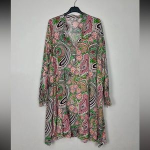 14 Made in Italy Beautiful Boho Paisley
Pattern Dress